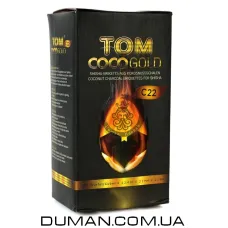 Натуральный кокосовый уголь для кальяна Tom Cococha Gold C22 (Том Кокоча) |1кг 96куб 22*22мм - №2