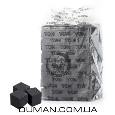 Кокосовый уголь Tom Cococha Gold (Том Кокоча) | Пакет 1 кг 72 шт 25*25*25мм
