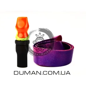 Персональный мундштук Gusto Bowls (Густо Болс) для кальяна |Orange-Yellow Gradient