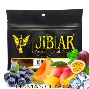 JiBiAR Blue Heaven (Джибіар Лід Диня Чорниця Маракуя Манго) 100g | Термін придатності. УЦІНКА