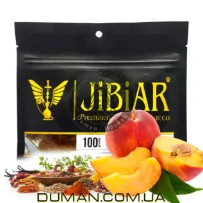 JiBiAR Baked Peach Spiced (Джибіар Запечений Пряний Персик) 100g | Термін придатності. УЦІНКА