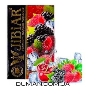 JiBiAR Red Berry Mix (Джибиар Красный Ягодный Микс - Вишня Малина Клубника) 50g
