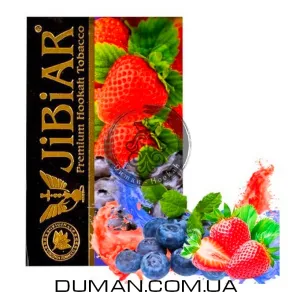 JiBiAR Blue Strawberry (Джибіар Чорниця Полуниця) 50g