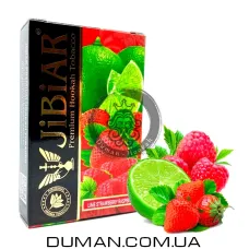 JiBiAR Lime Strawberry Raspberry (Джибіар Лайм Полуниця Малина) 50g