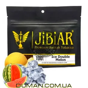 JiBiAR Ice Double Melon (Джибиар Лед Арбуз Дыня) 100g | Срок годности. УЦЕНКА