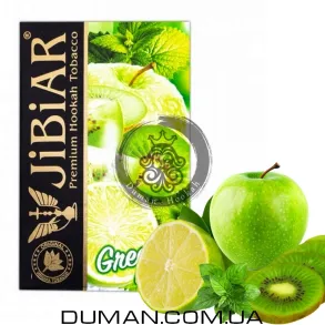 JiBiAR Green Mix (Джибиар Зеленый Микс - Лайм Киви Яблоко Мята) 50g