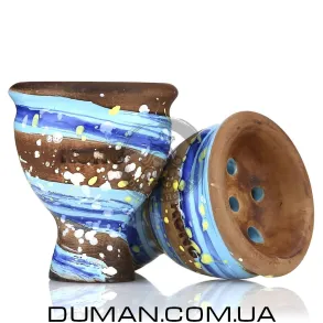 Чаша KONG Mummy Glaze Space Van Gogh Blue