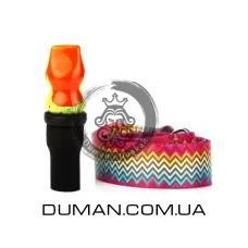 Персональный мундштук Gusto Bowls (Густо Болс) |Orange-Yellow ColorLine