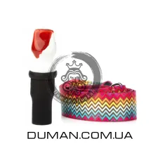 Персональный мундштук Gusto Bowls (Густо Болс) |Red-White ColorLine