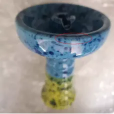 Чаша GrynBowls для кальяна Harmony Yellow Blue | УЦЕНКА Трещина - №5