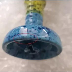 Чаша GrynBowls для кальяна Harmony Yellow Blue | УЦЕНКА Трещина