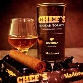 Chef's Cigars Cohiba Maduro 5 (Шефс Сигара Коїба Мадуро 5) | Limited Edition 100g (Персональний Мундштук у подарунок)