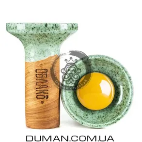 Чаша Oblako Flow Yellow on Pistachio