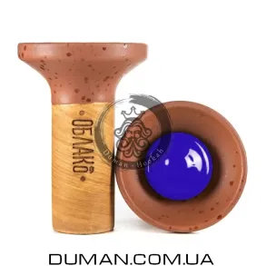 Чаша Oblako Flow Blue on Brown