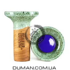 Чаша Oblako Flow Blue on Pistachio