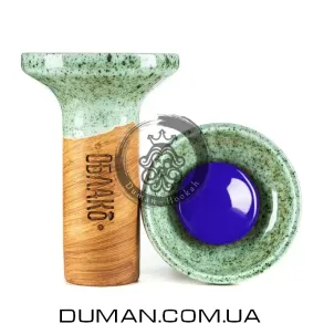 Чаша Oblako Flow Blue on Pistachio