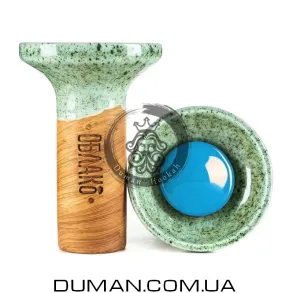 Чаша Oblako Flow Light Blue on Pistachio