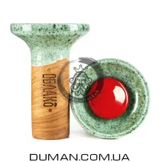 Чаша Oblako Flow Red on Pistachio