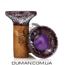 Чаша Oblako Flow Purple on Burgundy Marble