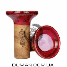 Чаша Oblako Flow Pink on Red Black Marble