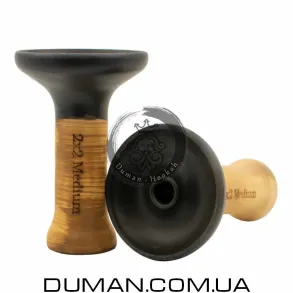 Чаша 2x2 Hookah Medium Black Matt