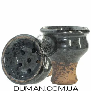 Чаша Telamon (Теламон) Classic Glaze Чорно-темно-сіра