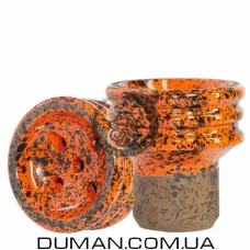 Чаша Telamon (Теламон) Turkish Glaze Черно-оранжевая