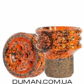Чаша Telamon (Теламон) Turkish Glaze Чорно-помаранчева