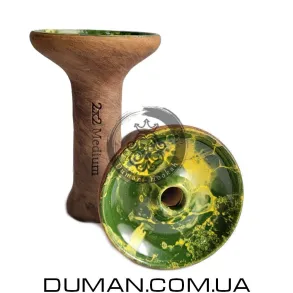 Чаша 2x2 Hookah Medium Lime - Yellow Green