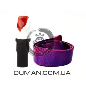 Персональный мундштук Gusto Bowls (Густо Болс) для кальяна | Red White Gradient