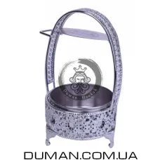 Кошик для вугілля Yahya Small для кальяну | Silver 23 см