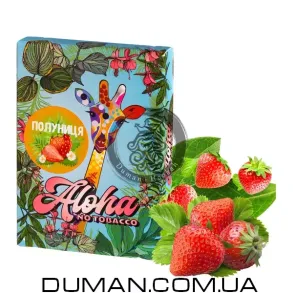 Безтютюнова суміш Aloha Strawberry (Алоха Полуниця) 40 гр