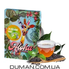 Безтютюнова суміш Aloha Green Tea (Алоха Зелений Чай) 40 гр