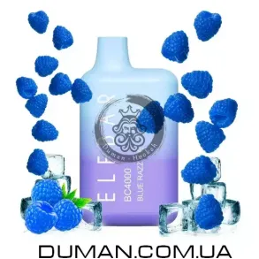 Електронна сигарета POD - Elf Bar Blue Razz Ice (Ельф Бар Лід Малина Лохина) BC 4000