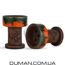 Чаша Gusto Bowls Rook | Green Orange