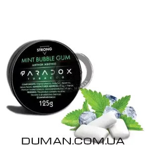 Paradox Mint Bubble Gum (Парадокс Мятная Жвачка) Strong 125g