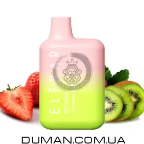 Електронна сигарета POD - Elf Bar Strawberry Kiwi (Ельф Бар Полуниця Ківі) BC 3000