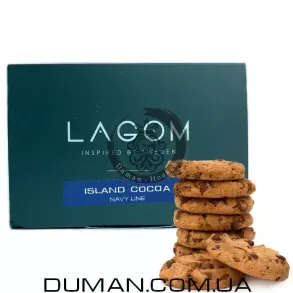 Lagom Island Cocoa (Лагом Кокос Шоколадное Печенье) Navy 40g