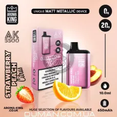 Електронна сигарета POD - Aroma King Strawberry Peach Citrus (Арома Кінг Полуниця Персик Цитрус) 5500
