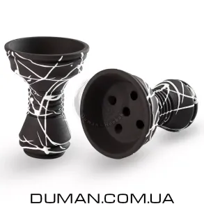 Чаша Gusto Bowls Killa Black Glaze | White