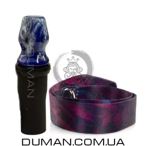 Персональный мундштук Gusto Bowls | Dark Blue White - Gradient