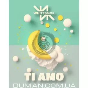 WhiteSmok Ti Amo (ВайтСмок Бананово-М'ятна Жуйка) 50г | Потекла пачка. УЦІНКА