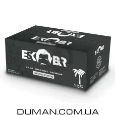 Кокосовый уголь Eskobar (Эскобар) | Картон 5 кг 25*25*25 мм