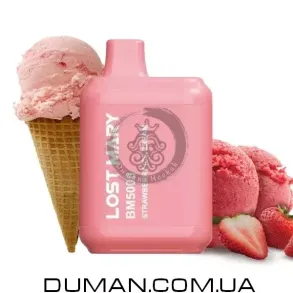 Електронна система POD - Lost Mary Strawberry Ice Cream (Лост Мері Полуничне морозиво) 5000