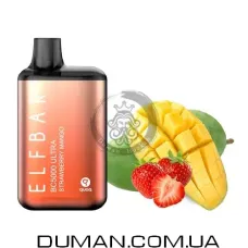 Електронна сигарета POD - Elf Bar - Strawberry, Mango (Ельф Бар - Полуниця, Манго) Ultra BC5000