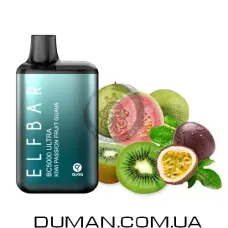 Електронна система POD - Elf Bar - Kiwi, Passion Fruit, Guava (Ельф Бар - Ківі, Маракуя, Гуава) Ultra BC5000