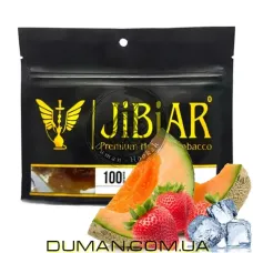 JiBiAR Ice Melon Strawberry (Джибіар Лід Диня Полуниця) 100g | Термін придатності. УЦІНКА