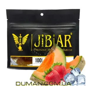 JiBiAR Ice Melon Strawberry (Джибиар Лед Дыня Клубника) 100g | Срок годности. УЦЕНКА