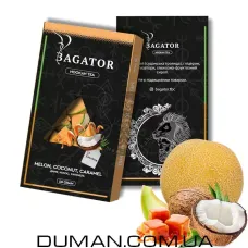 Безтютюнова суміш Bagator Melon, Coconut, Caramel (Багатор Диня, Кокос, Карамель) 50г