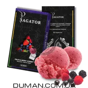 Безтютюнова суміш Bagator Fruit & Berry Sorbet (Багатор Фруктово-Ягідний Сорбет) 50г
